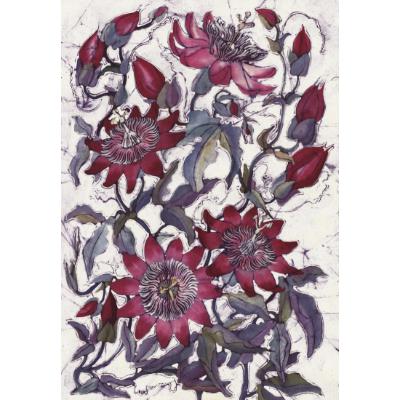 No.086 Passion Flower Greeting Card.